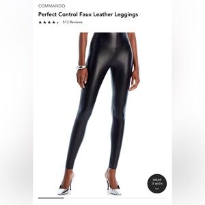Commando Perfect Control Faux Leather Leggings